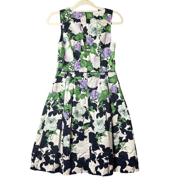 Talbots Dress Women 2P Floral Multicolor Oprah Magazine Collection A-Line Casual - Picture 2 of 11